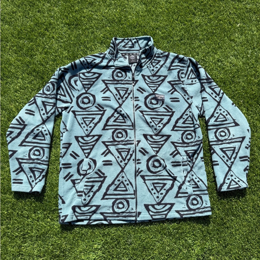 Rip Curl Blue Geometric Lightweight Jacket